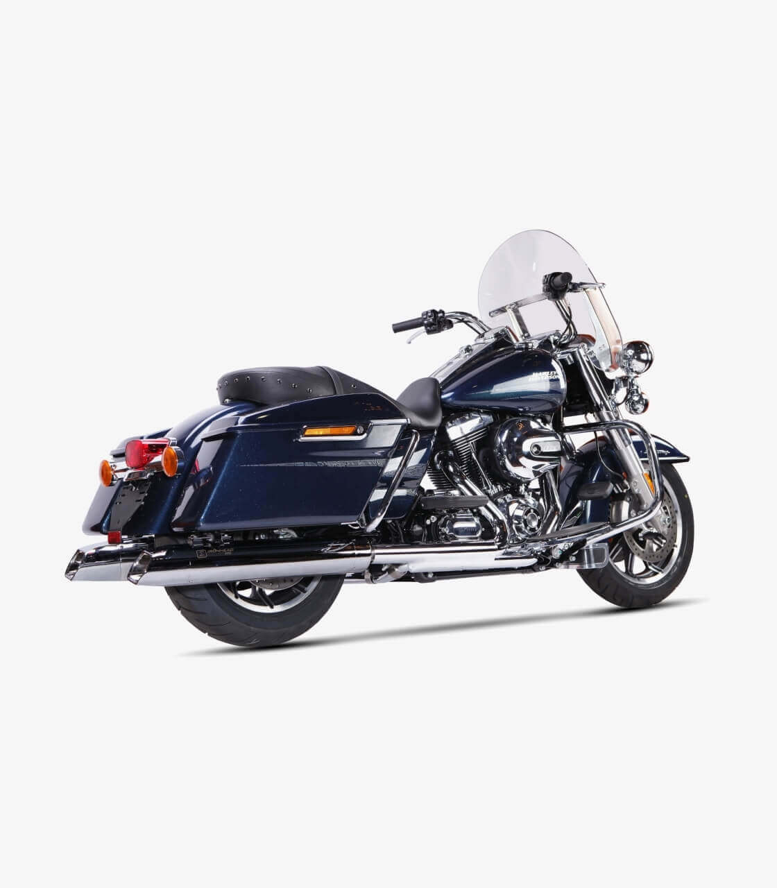 Tłumik IXIL H-D TOURING ROAD KING 2017-2021, typ HC2-1C (waga 4000 Gr., długość 670 mm., materiał Inox AISI304, kolor Bright chr