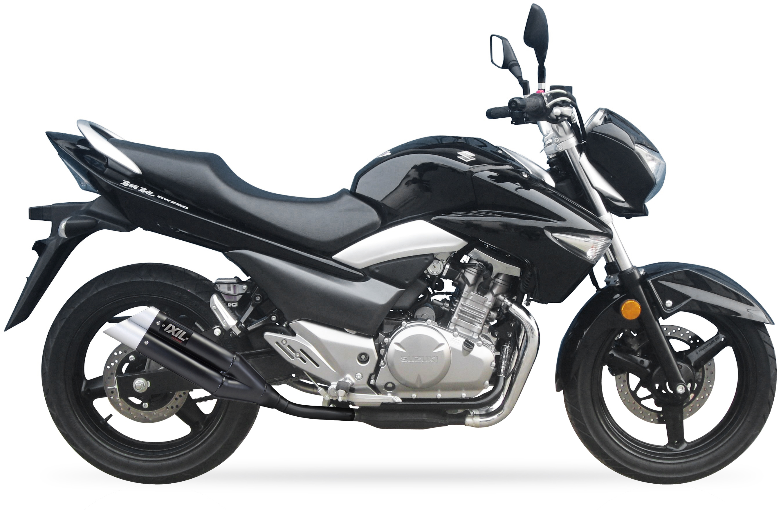 Tłumik lewy IXIL SUZUKI INAZUMA GW 250 12-15 (DC) typ L3XB (waga: 3000g, długość: 370 mm.)