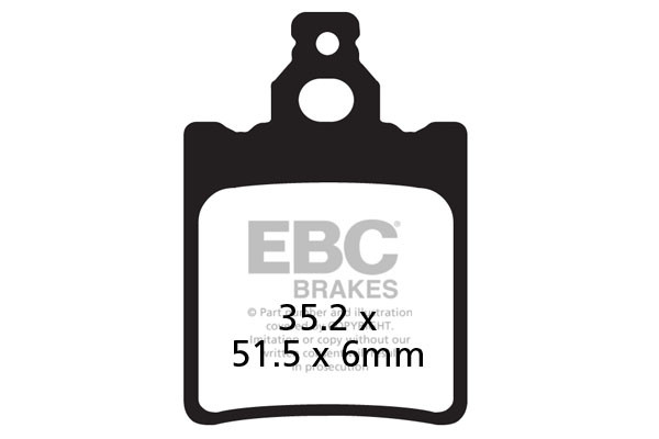 EBC Brakes Klocki hamulcowe EBC FA060 (kpl. na 1 tarcze)