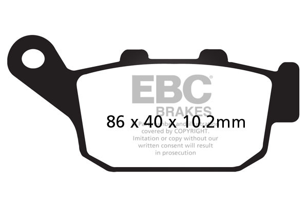 EBC Brakes Klocki hamulcowe EBC FA140 (kpl. na 1 tarcze)