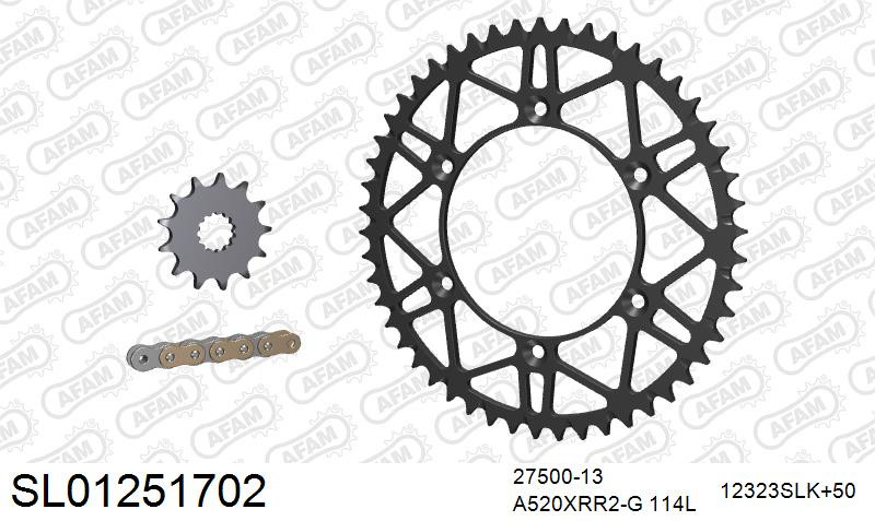 Zestaw napędowy AFAM do YAMAHA WR 450 F W,X,Y,Z,A,B,D,E,F,G,H,J,K,L,M,N, YZ 450 FX G,H,J,K,L
