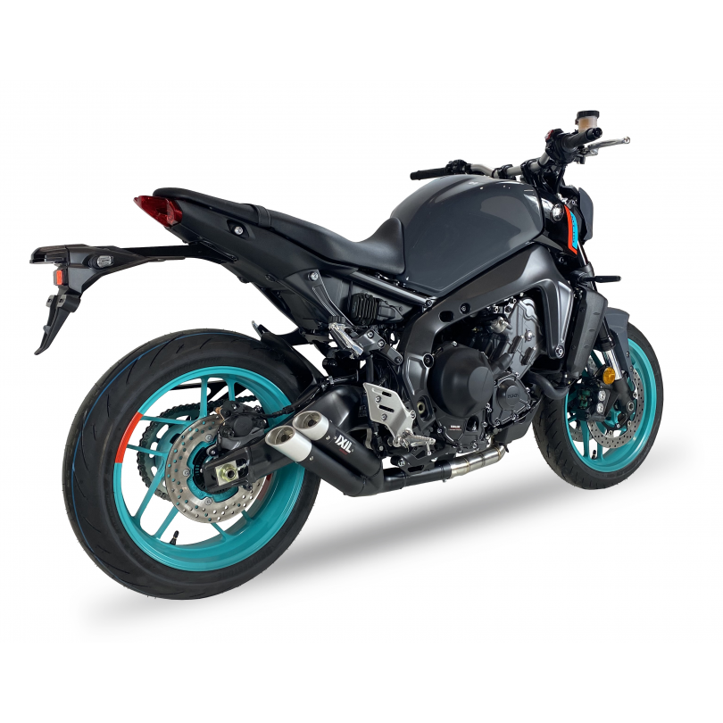 Tłumik IXIL YAMAHA TRACER 9 / GT 21-23 (RN70) typ L3XB (waga: 3000g, długość: 370 mm., materiał: Inox AISI304, kolor: Anodized a