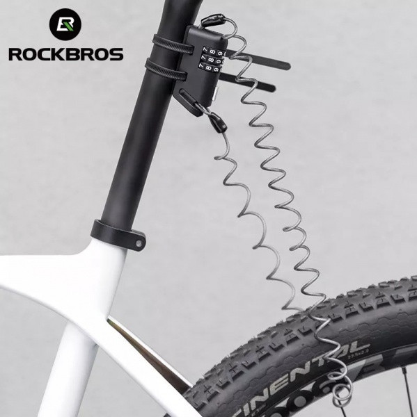 Linka antykradzieżowa, zabezpieczenie rowerowe do kasku ROCKBROS (32020002001)
