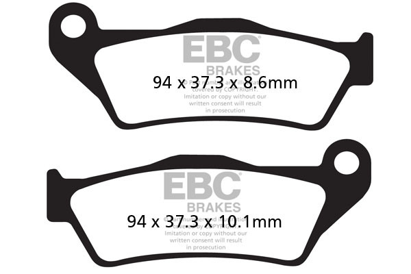 EBC Brakes Klocki hamulcowe EBC FA363V V-PAD (kpl. na 1 tarcze)