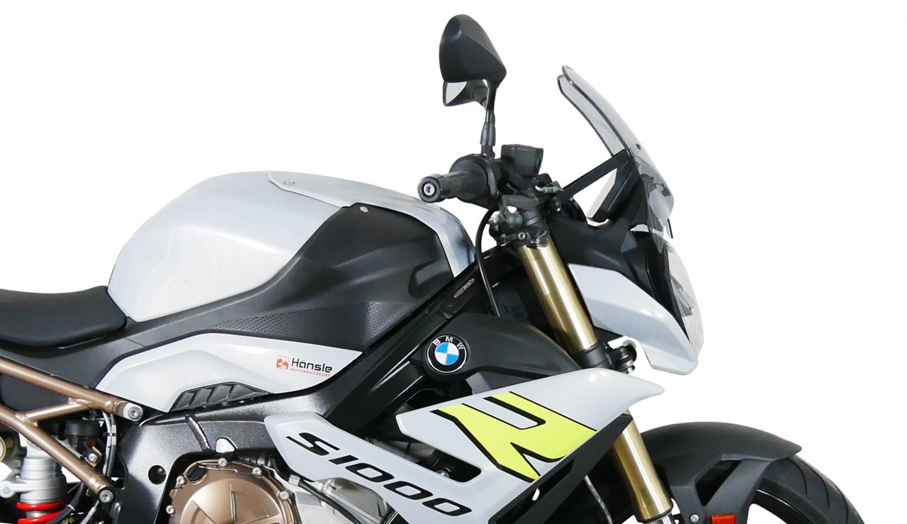 Szyba motocyklowa MRA BMW S1000 R 2021-, forma NSPN, przyciemniana