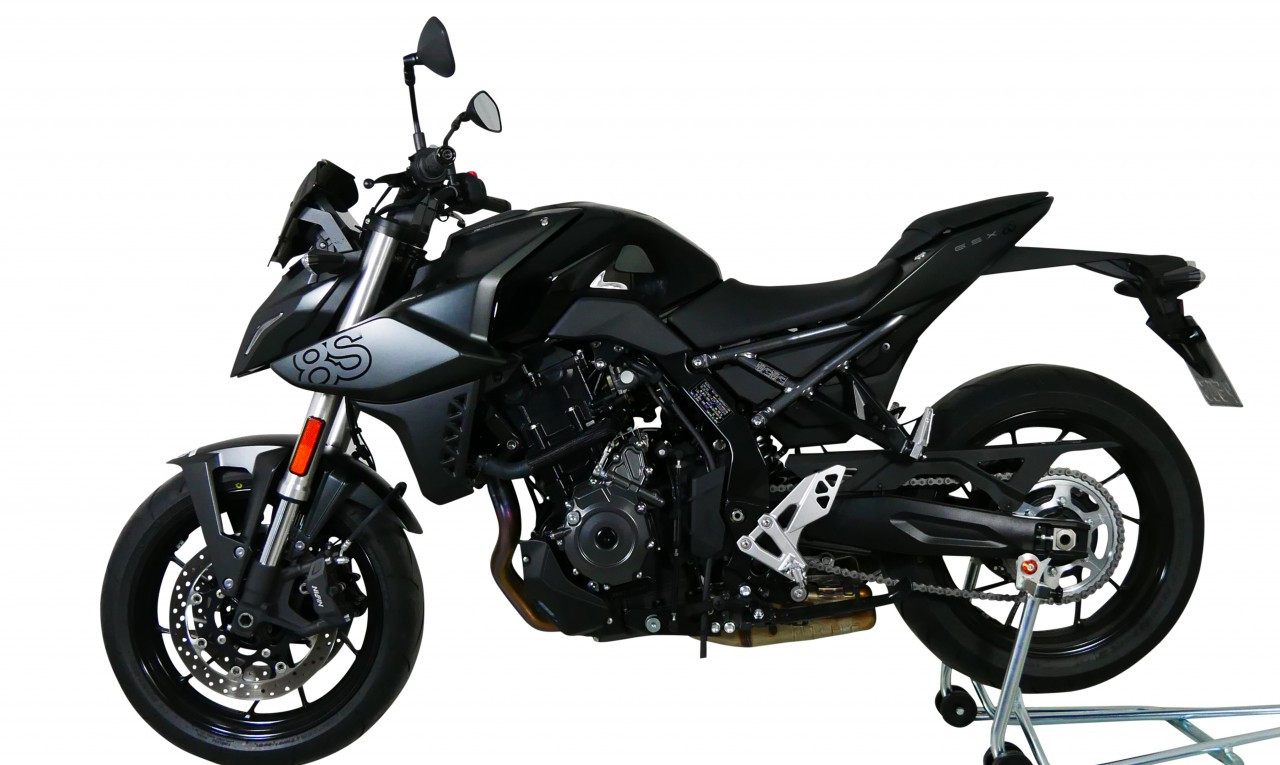 Szyba motocyklowa MRA SUZUKI GSX-8S 2023-, forma NSPM, czarna