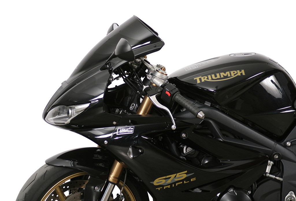 Szyba motocyklowa MRA TRIUMPH DAYTONA 675 D67LC 2009-2012, forma R, bezbarwna
