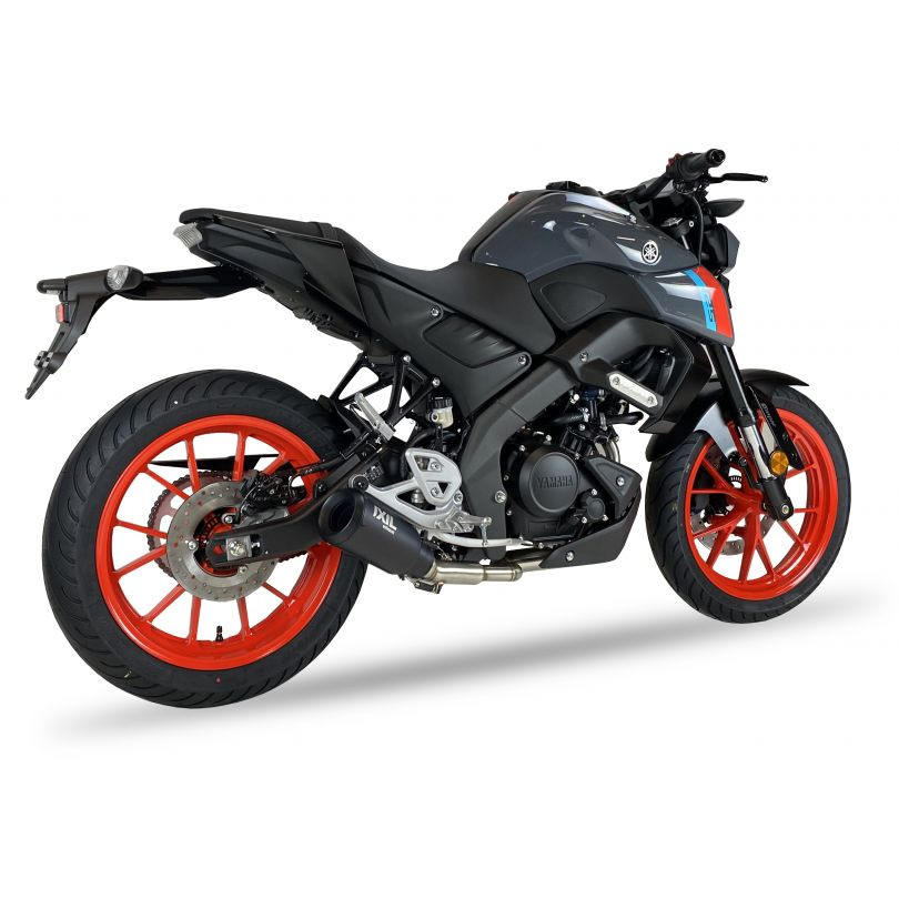 Tłumik IXIL YAMAHA MT 125 21-23 (RE40) typ RB (waga: 900g, długość: 230 mm., materiał: Inox AISI304, kolor: Black painted) FULL