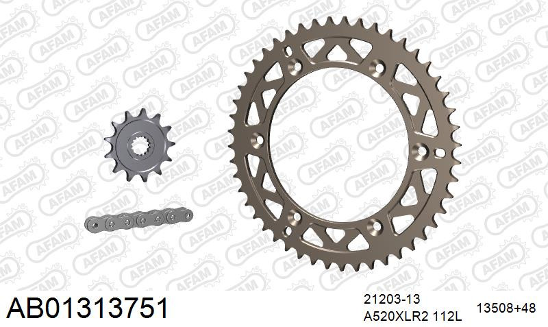 Zestaw napędowy AFAM do YAMAHA WR 125 K