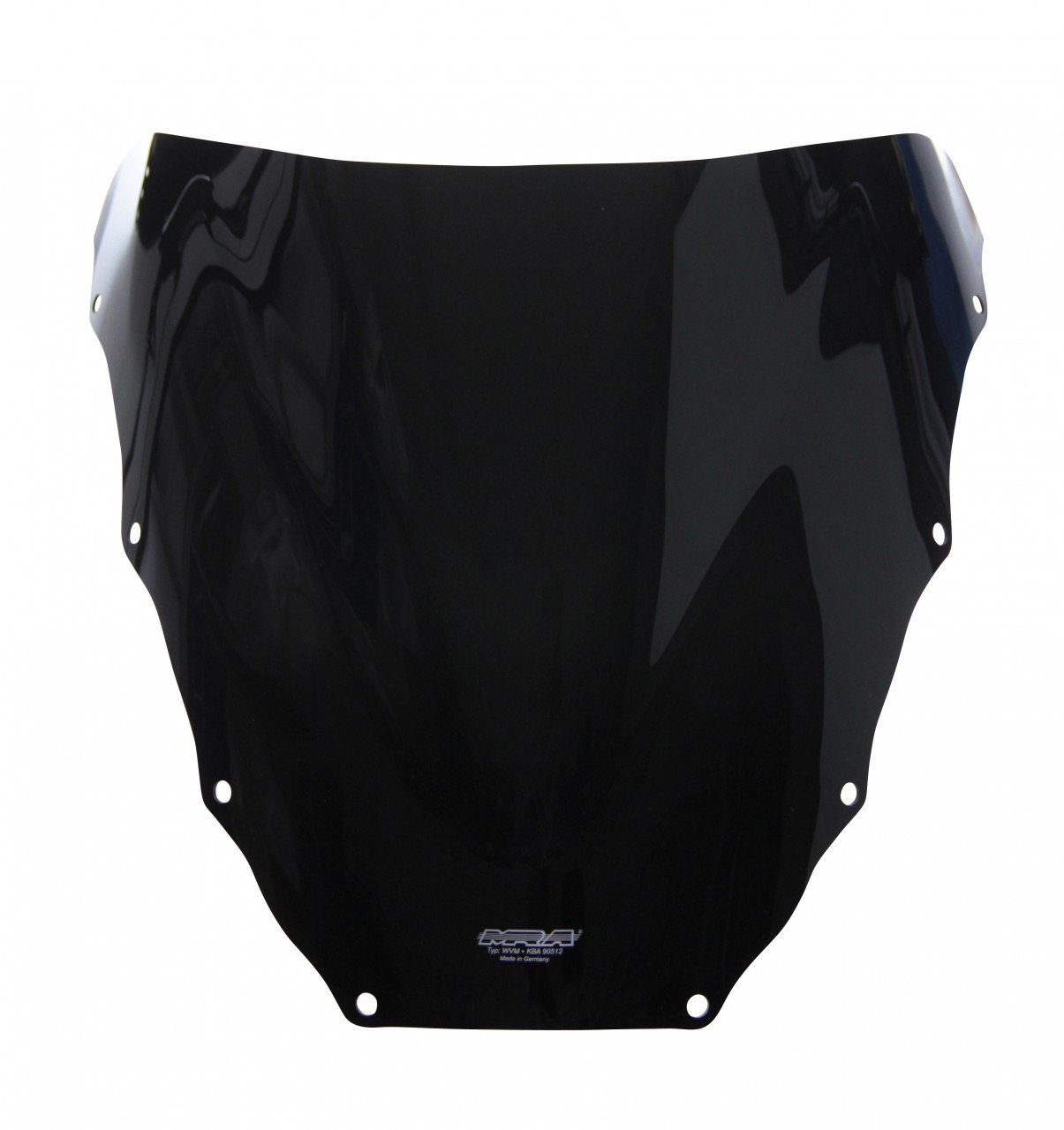 Szyba motocyklowa MRA OT KAWASAKI ZX 9 R ZX900C ZX900D 1998-1999, forma RN, czarna