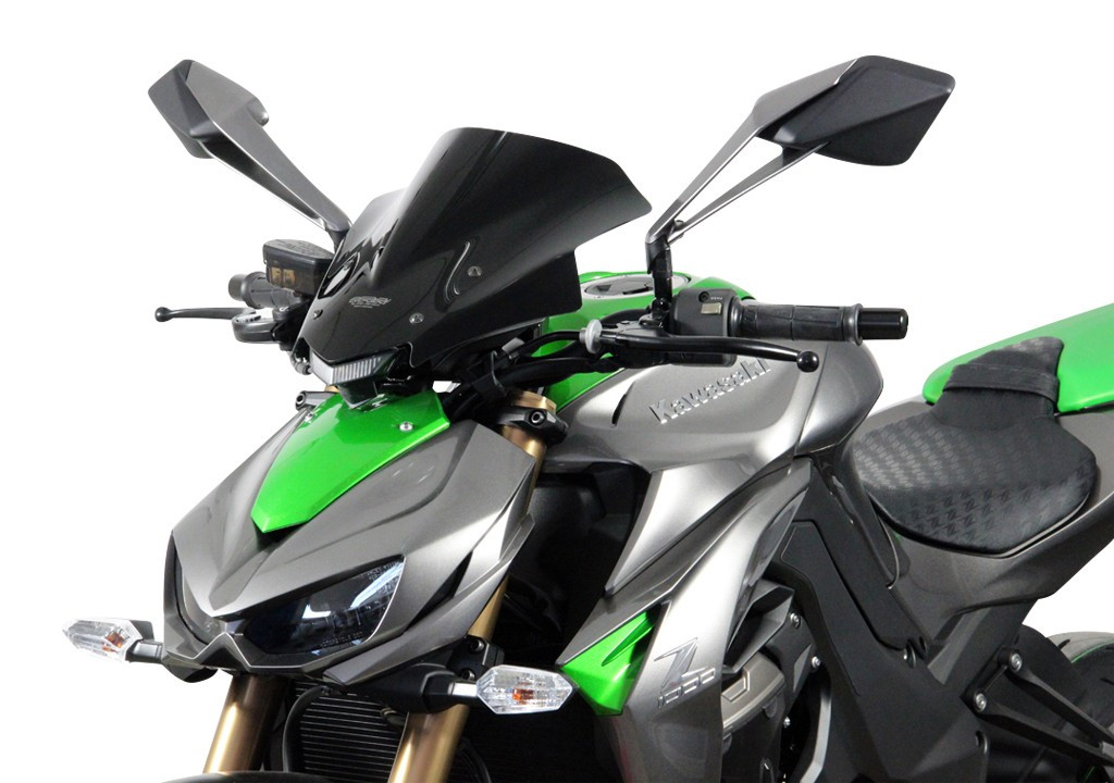Szyba motocyklowa MRA KAWASAKI Z 1000 2014-, forma NRM, czarna