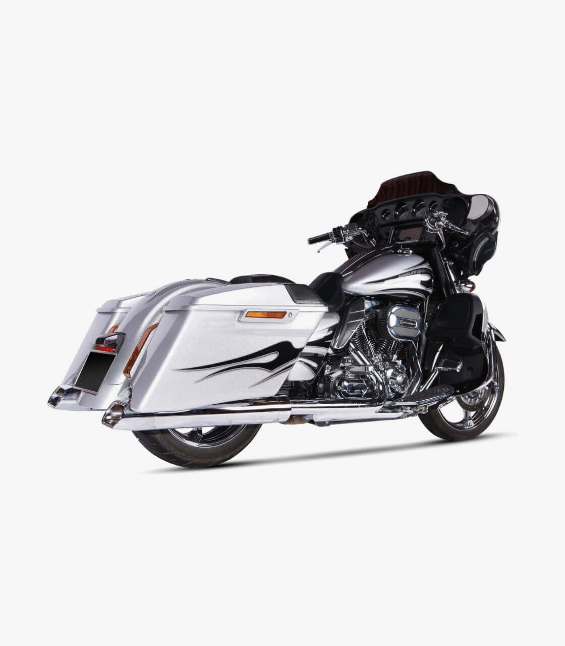 Tłumik IXIL H-D TOURING ROAD KING 2017-2021, typ HC2-1C (waga 4000 Gr., długość 670 mm., materiał Inox AISI304, kolor Bright chr