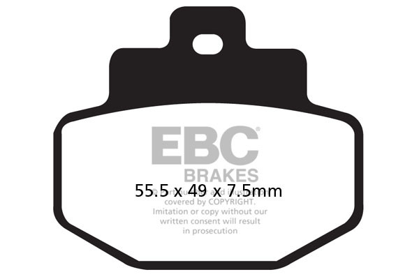 EBC Brakes Klocki hamulcowe EBC SFA321HH skuterowe (kpl. na 1 tarcze)
