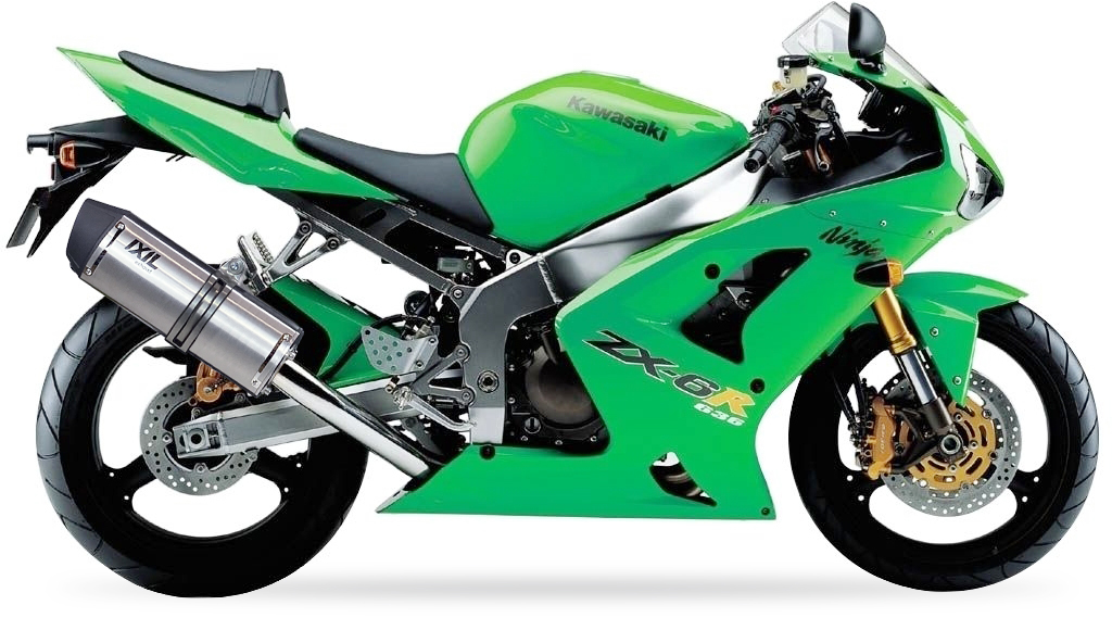 Tłumik IXIL KAWASAKI ZX 636 R - RR 03-04 (ZX636B) typ SOVE (waga: 3000g, długość: 423 mm., materiał: Inox AISI304, kolor: Black