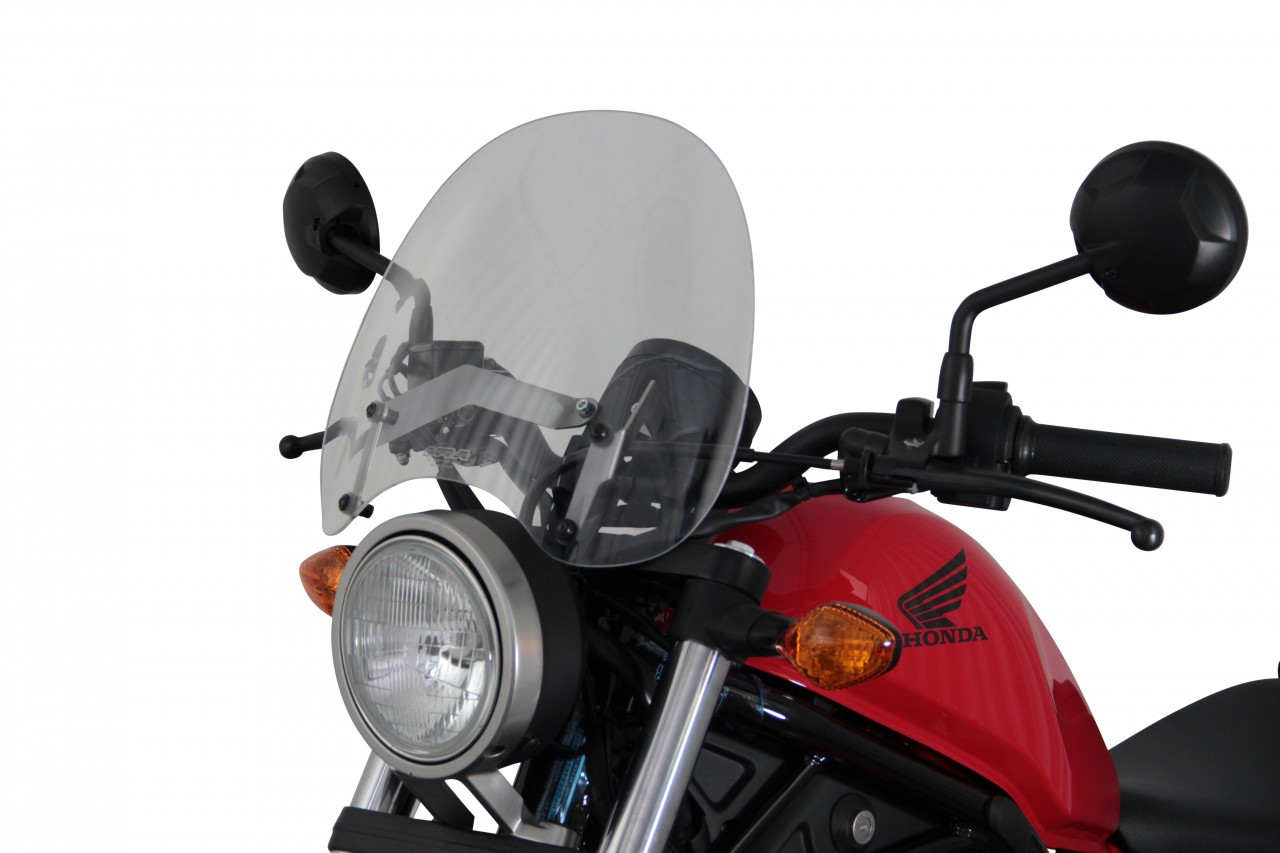 Szyba motocyklowa MRA HONDA CMX 500 REBEL 2017-2019, forma NTM, bezbarwna