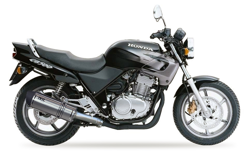 Tłumik IXIL HONDA CB 500 - S 93-04 (PC32) typ SOVE (waga: 3000g, długość: 423 mm., materiał: Inox AISI304, kolor: Black painted)