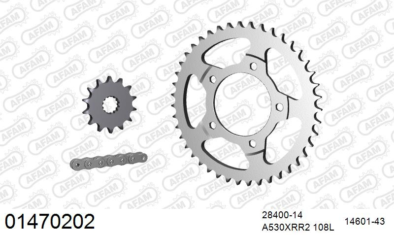 Zestaw napędowy AFAM do SUZUKI RF 600 R P,R