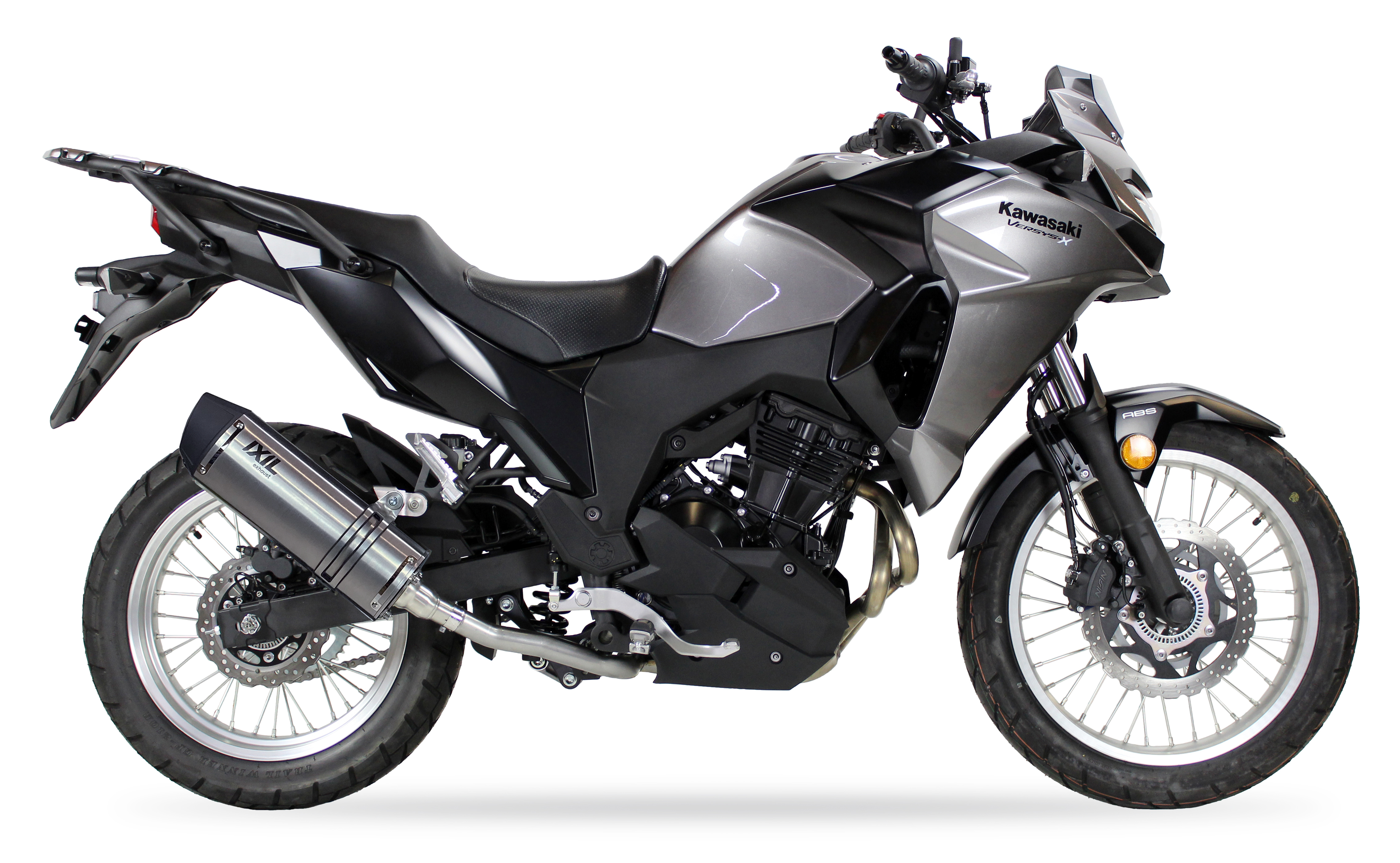 Tłumik IXIL KAWASAKI VERSYS-X 300 17-21 (LE300C) typ SOVE (waga: 3000g, długość: 423 mm., materiał: Inox AISI304, kolor: Black p