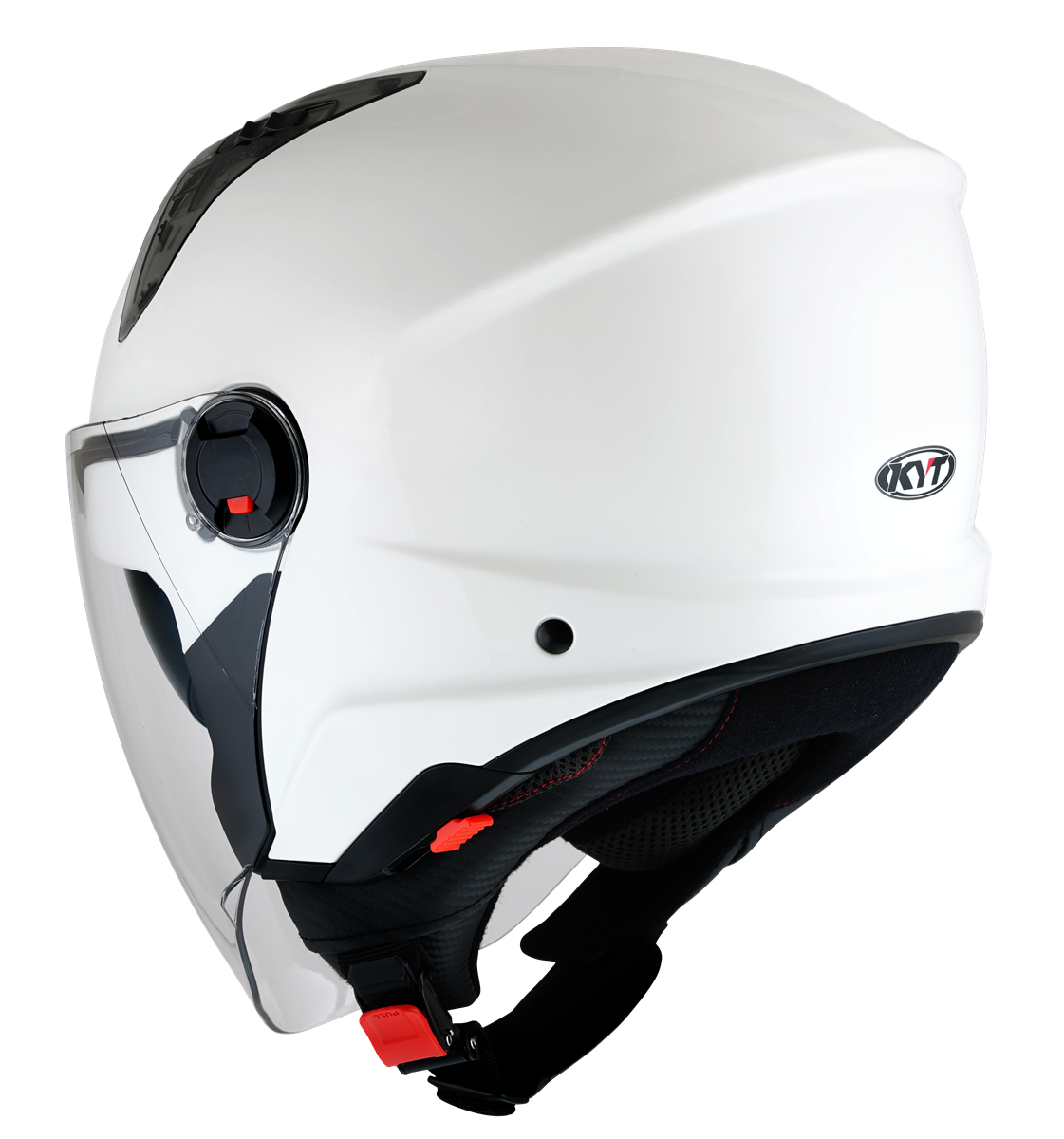 Kask Motocyklowy KYT D-CITY połysk biały ECE/ONU 22-06