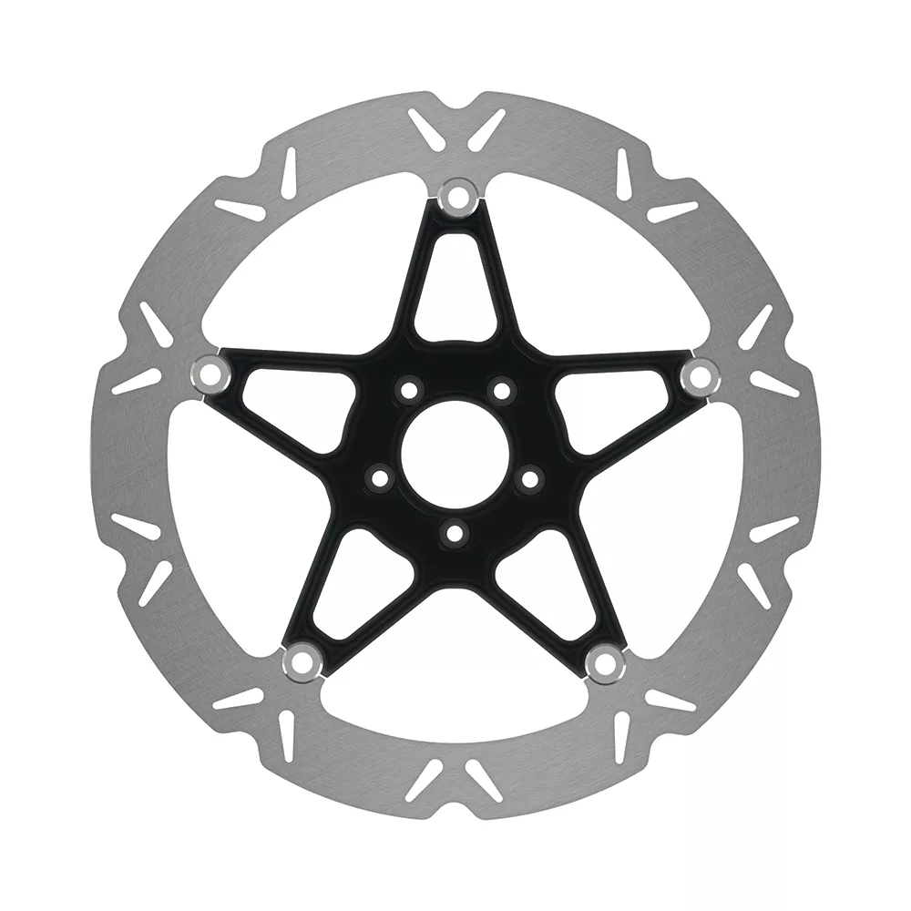 Tarcza hamulcowa motocyklowa przednia pływająca 381mm/15" Oversize Vee Rotor z czarnym środekiem - 5mm
