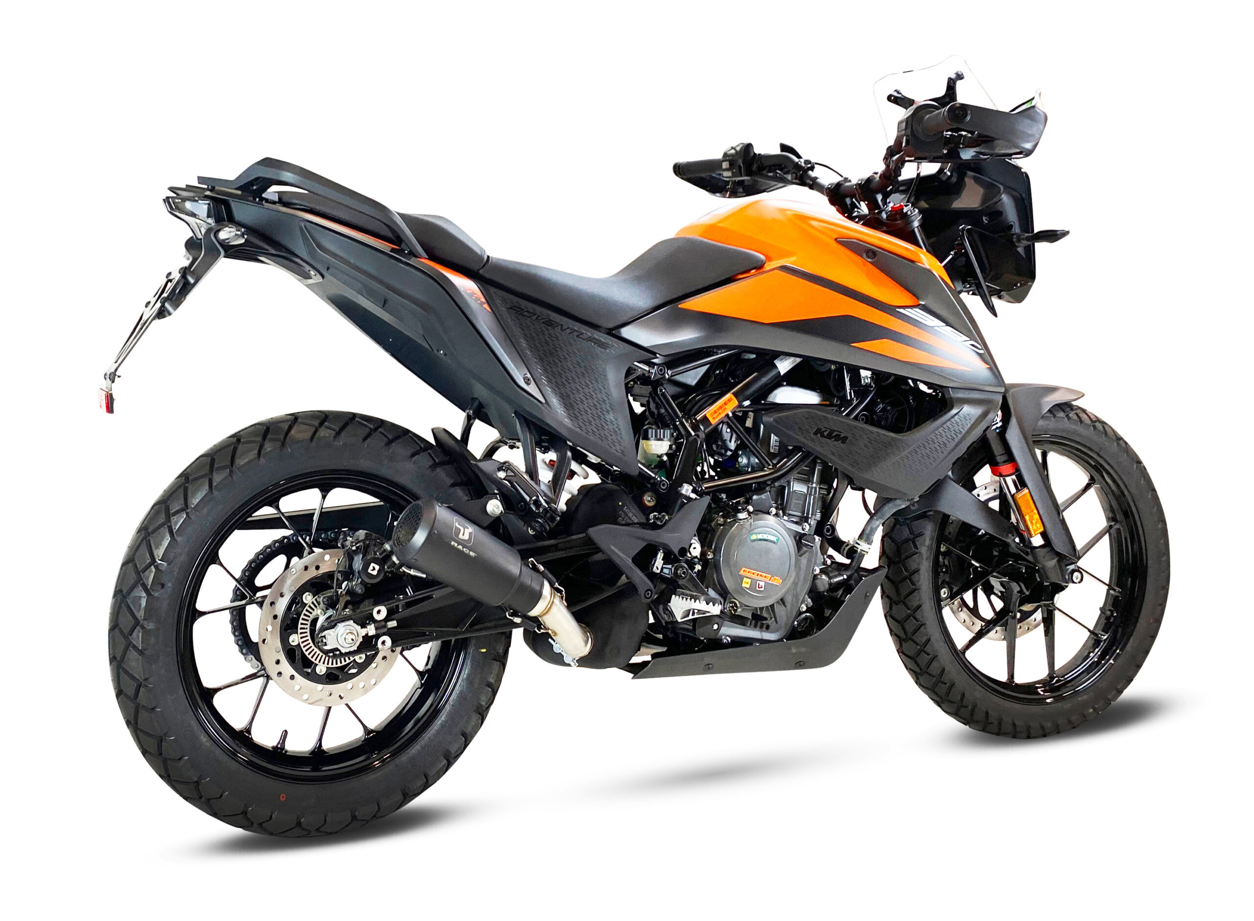 Tłumik IXRACE KTM 390 ADVENTURE 20-22 (KTM IS ADVENTURE) typ MK2B MK2 SERIES BLACK (Homologacja)