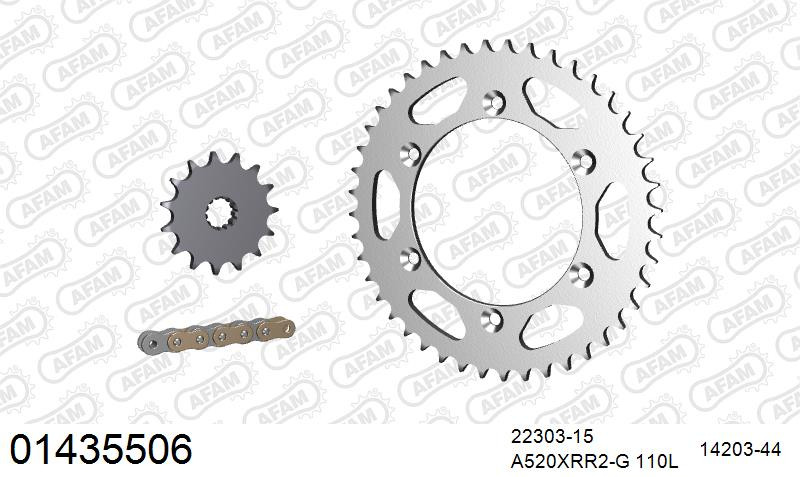 Zestaw napędowy AFAM do SUZUKI DR 350 R,S,T,V,W,X