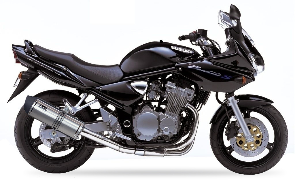 Tłumik IXIL SUZUKI GSF 600 N BANDIT 01-04 (WVA8) typ SOVE (waga: 3000g, długość: 423 mm., materiał: Inox AISI304, kolor: Black p
