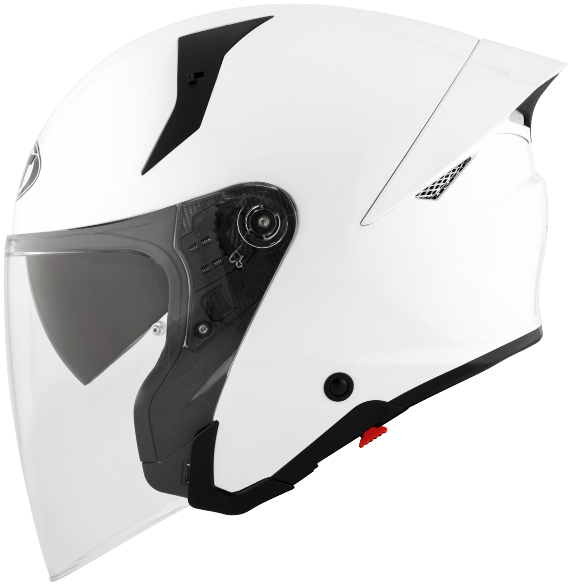 Kask Motocyklowy KYT TTR-JET połysk biały ECE/ONU 22-06