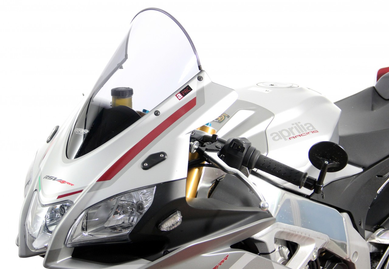Szyba motocyklowa MRA APRILIA RSV 4 RR/RF/1100 FACTORY 19- RK /RR /RF 2015-2020, forma R, bezbarwna