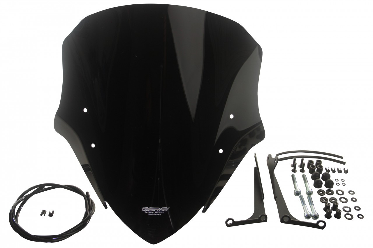 Szyba motocyklowa MRA SUZUKI GSX-S 750 WC52 2017-, forma NTM, czarna
