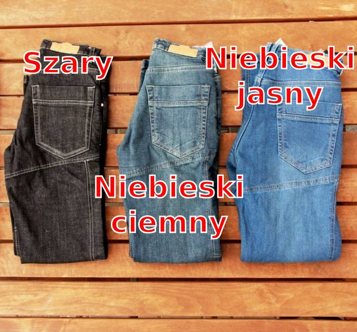 Spodnie jeansowe LOOKWELL DENIM 501 męskie standardowe (regular) czarno-szare