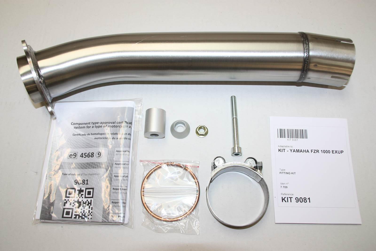 Tłumik IXIL YAMAHA FZR 1000 EXUP (3GMS) typ SOVE (waga: 3000g, długość: 423 mm., materiał: Inox AISI304, kolor: Black painted) S
