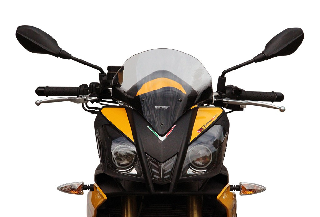 Szyba motocyklowa MRA APRILIA TUONO V4R RK/TY 2011-2014, forma SPM, czarna