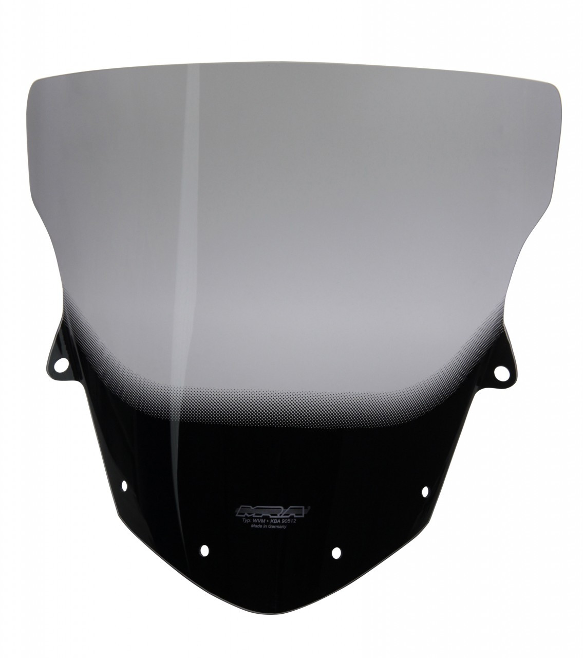 Szyba motocyklowa MRA KAWASAKI NINJA ZX 6 R 2019-2023, forma O, przyciemniana