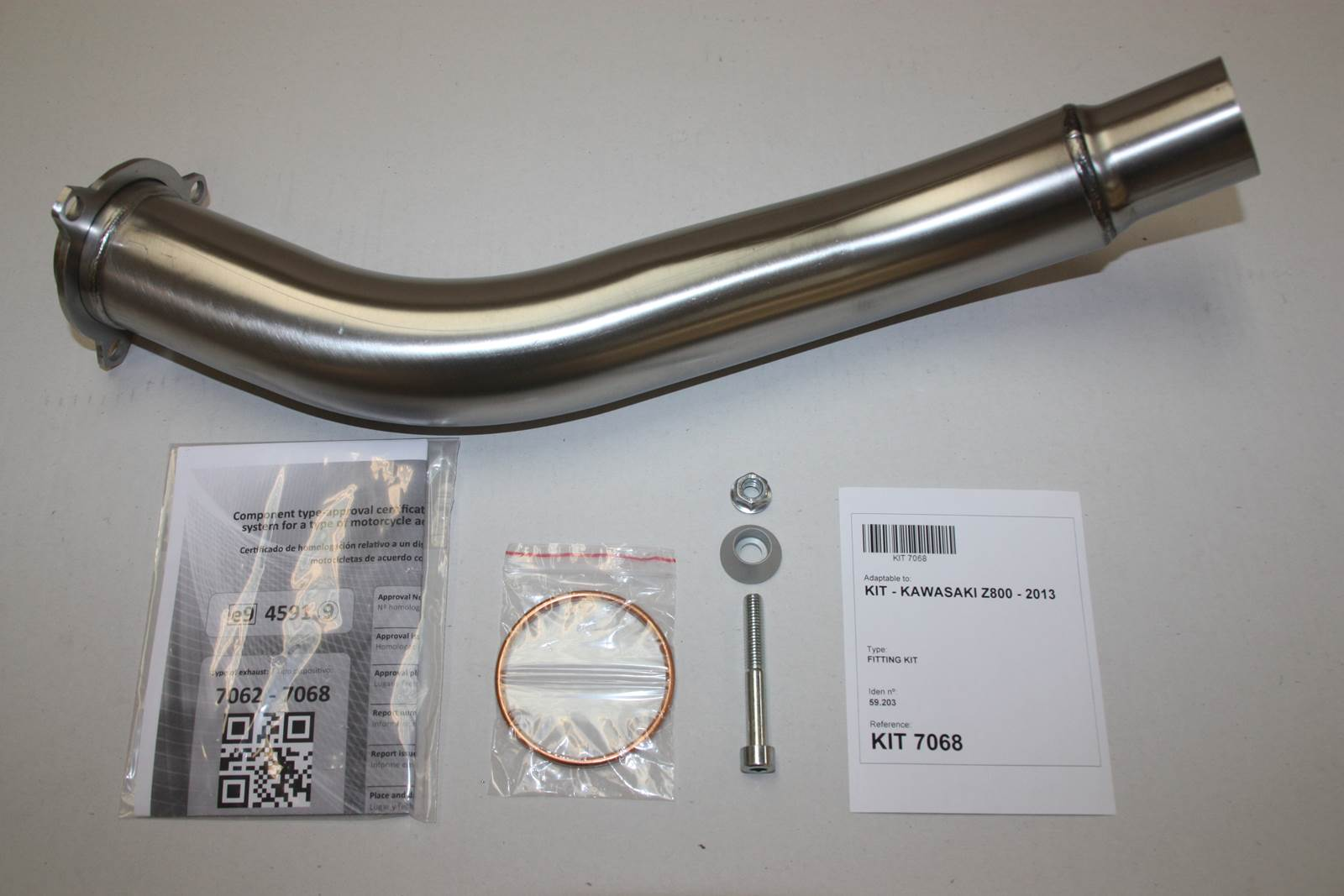 Tłumik IXIL KAWASAKI Z 800 13-16 (ZR800A ZR800B) typ SOVE (waga: 3000g, długość: 423 mm., materiał: Inox AISI304, kolor: Black p