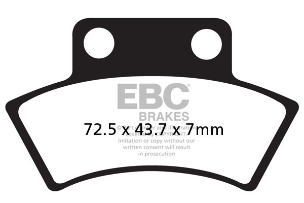 EBC Brakes Klocki hamulcowe EBC FA232TT (kpl. na 1 tarcze)