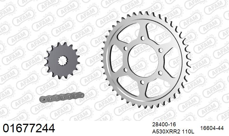 Zestaw napędowy AFAM do KAWASAKI ZXR 750 L1,L2,L3