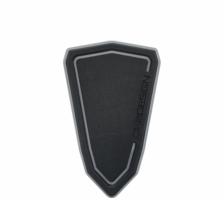 ONEDESIGN Tankpad HDF Uniwersalny czarny suitable for CafèRace/Naked bikes