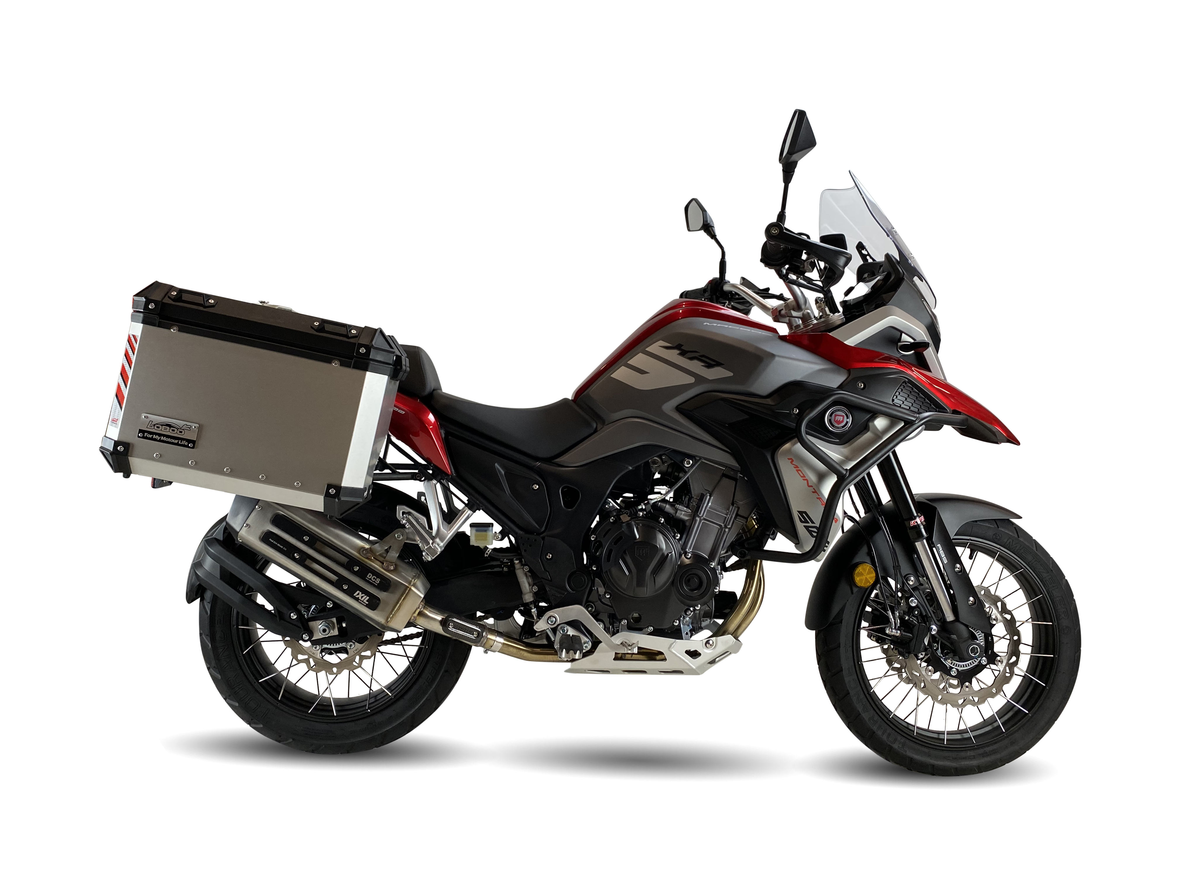 Tłumik IXIL MACBOR MONTANA XR5 500 20-22 (KY500X) typ MXT (waga: 4920g, długość: 540 mm., materiał: Inox AISI304, kolor: Black p