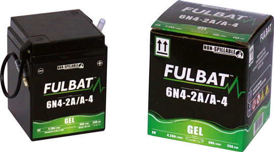Akumulator FULBAT FUL GEL - 6N4-2A / 6N4-2A-4 (Żelowy, bezobsługowy)