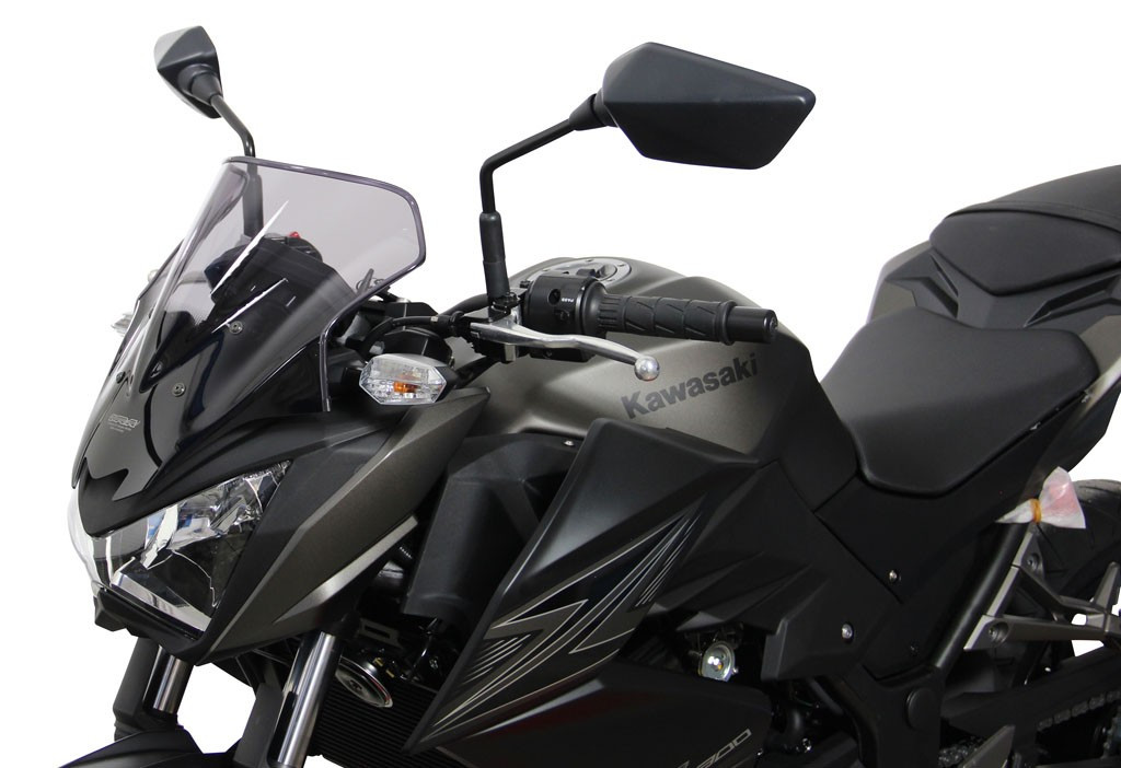 Szyba motocyklowa MRA KAWASAKI Z 300 ER300A 2015-, forma R, bezbarwna