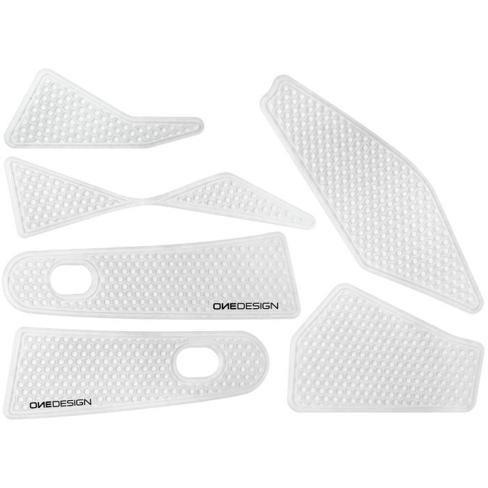 ONEDESIGN Grip Boczny HDR KX 450F 2019-2022 KAWASAKI transparentny
