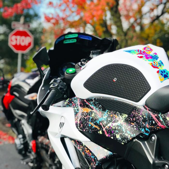 ONEDESIGN Grip Boczny HDR NINJA 600 ZX 6R 09-16 / NINJA 636 ZX-6R 12-24 KAWASAKI czarny