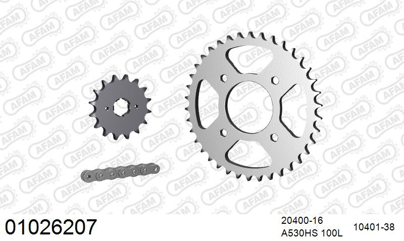 Zestaw napędowy AFAM do HONDA CJ 250 T