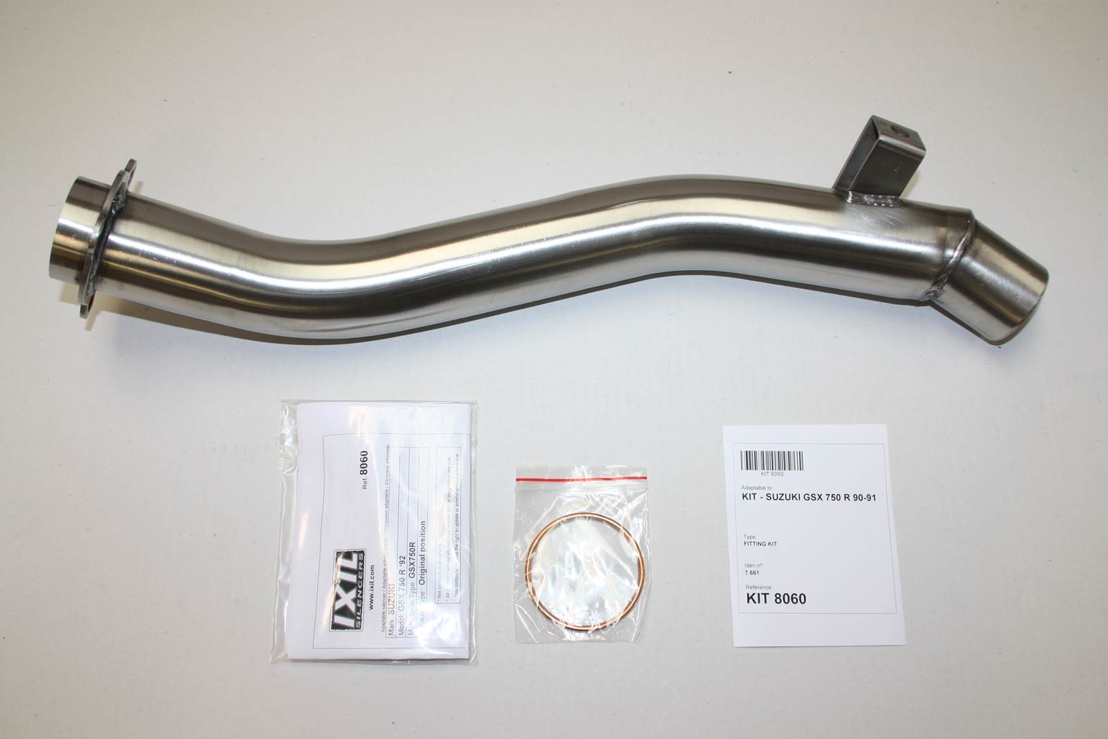 Tłumik IXIL SUZUKI GSX 750 R 90-91 (GR7AD) typ SOVE (waga: 3000g, długość: 423 mm., materiał: Inox AISI304, kolor: Black painted