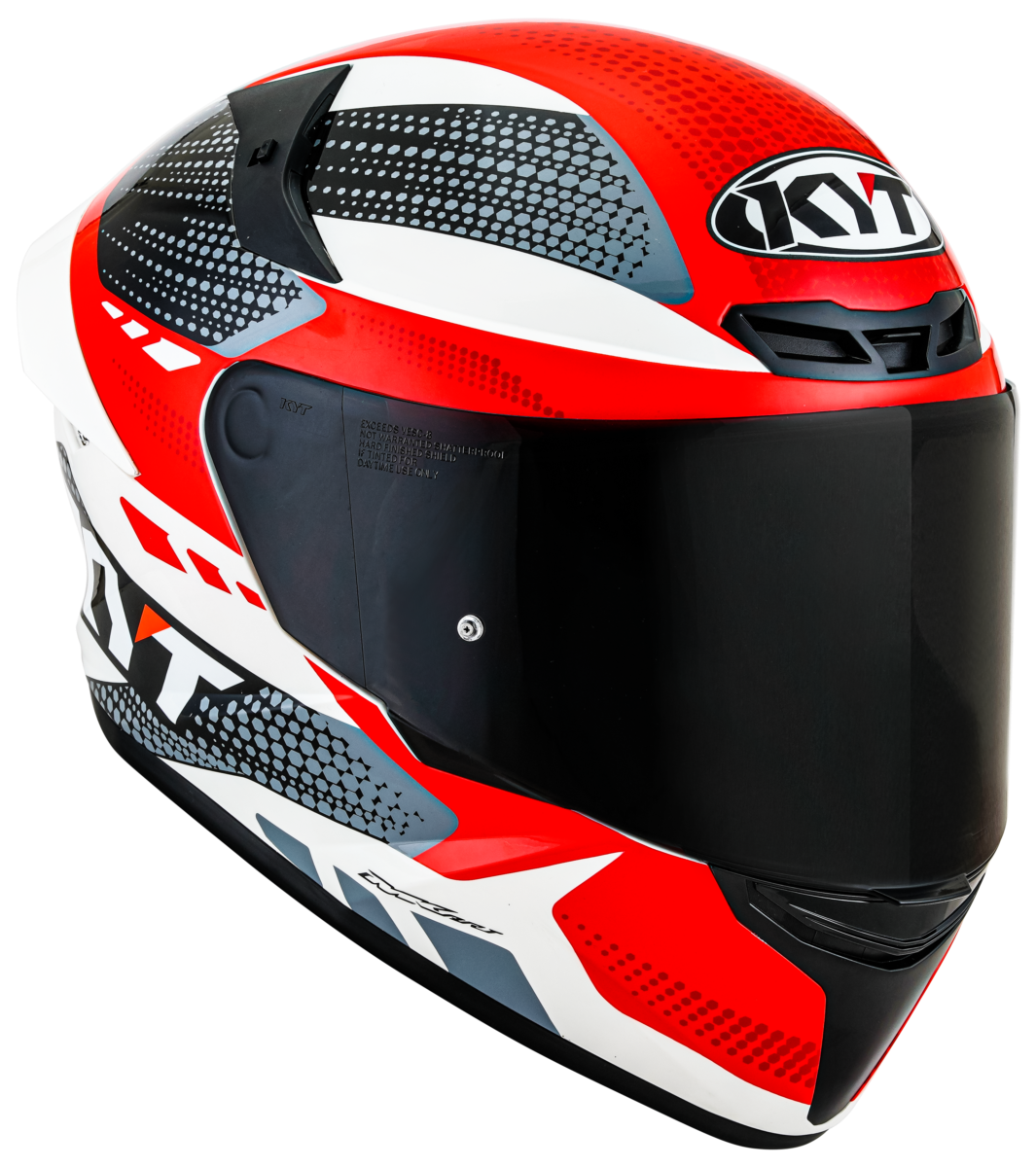 Kask Motocyklowy KYT TT-COURSE GEAR BLK/RED