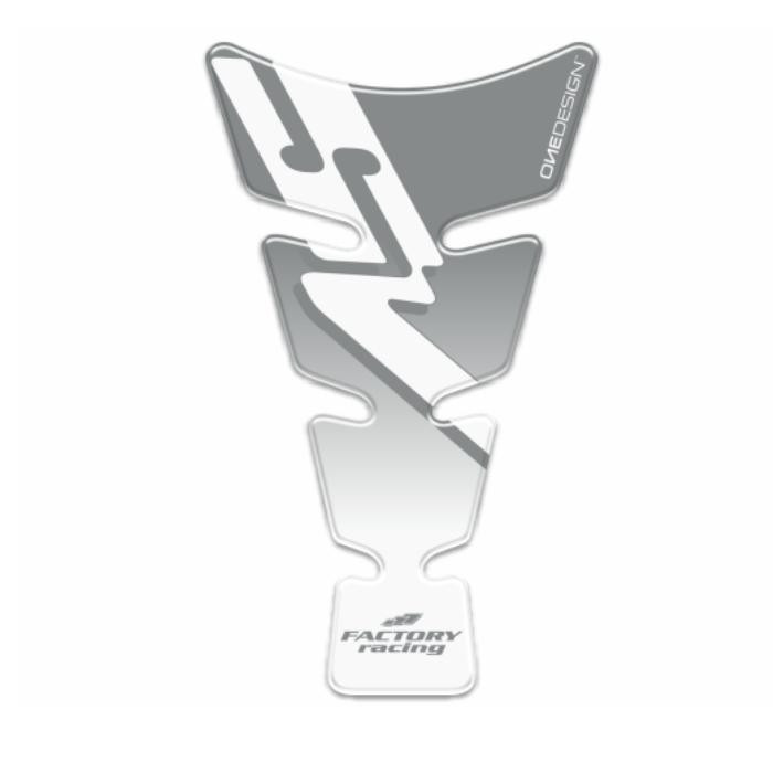 ONEDESIGN Tankpad Spirit shape logo SV srebrny/transparentny