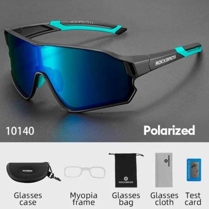 Okulary rowerowe / sportowe z polaryzacją ROCKBROS UV400 (10140)