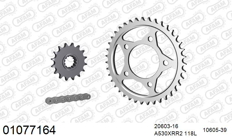 Zestaw napędowy AFAM do HONDA VF 750 C T,V,W,X,Y