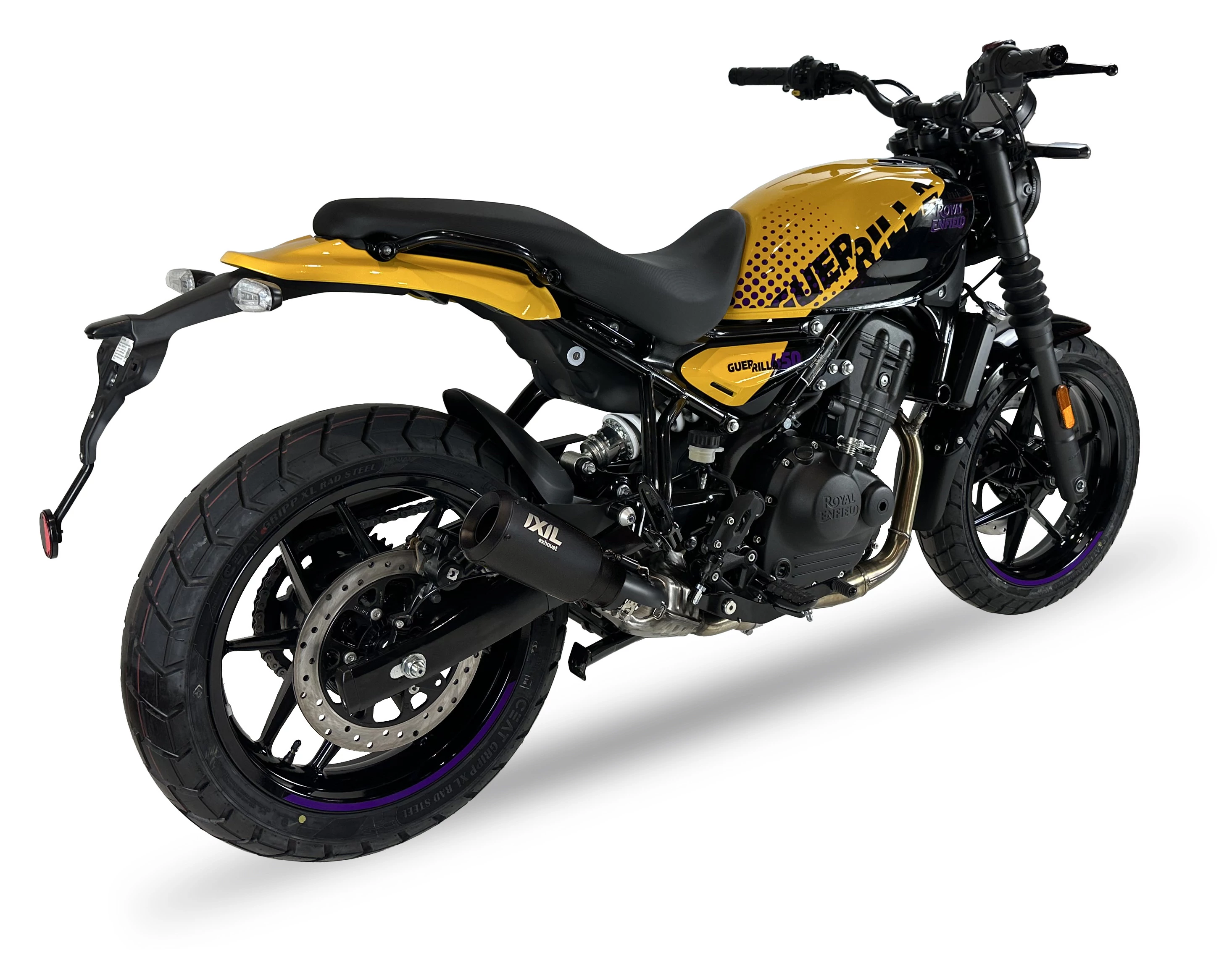 IXIL Tłumik ROYAL ENFIELD GUERRILLA 450 typ RB SLIP ON - RACE XTREM BLACK